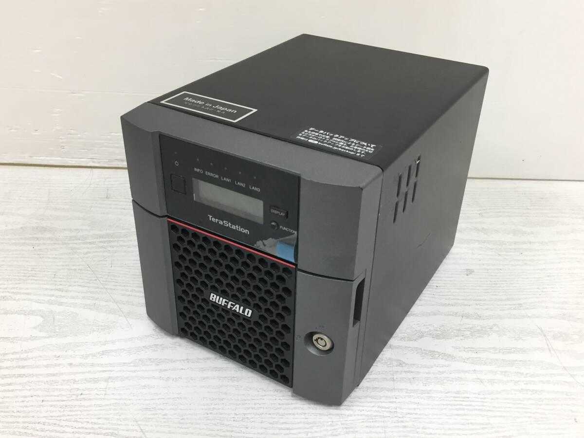 〇 BUFFALO バッファロー TeraStation TS5210DN0202 NAS ネットワークHDD ケースのみ HDD無し 通電確認