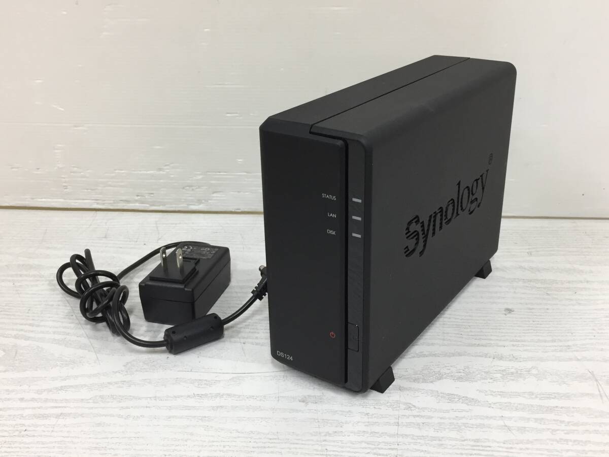 〇 Synology シノロジー DiskStation DS124 NAS ネットワークHDD ケースのみ HDD無し 通電確認
