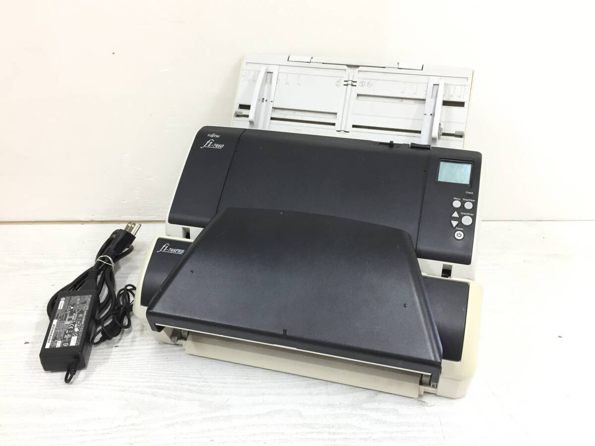 〇 FUJITSU 富士通 fi-7460 スキャナー 裏面インプリンタ FI-748PRB 付属 動作品
