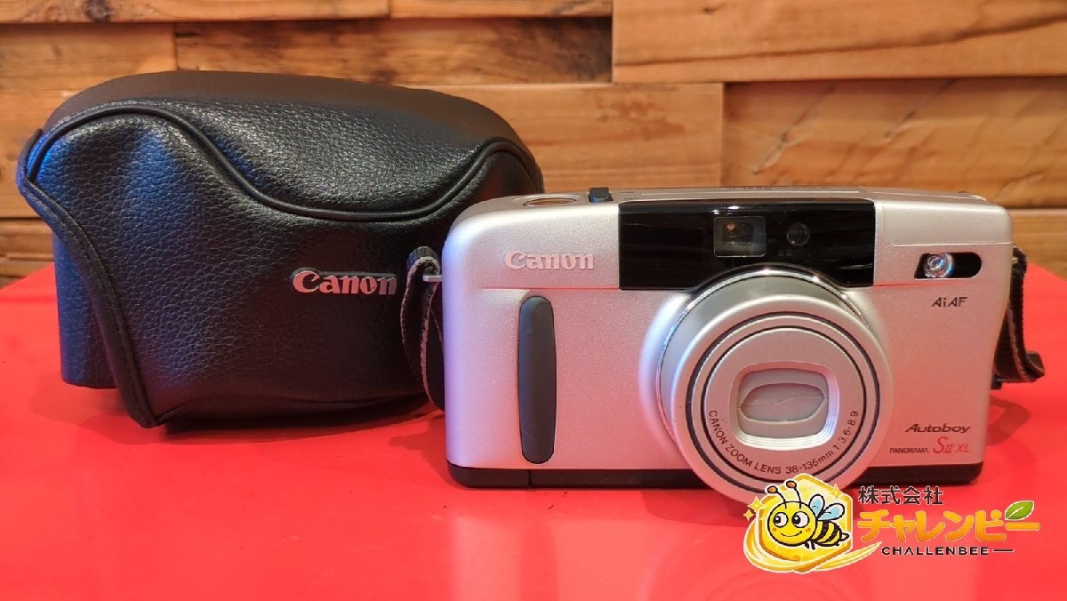 Canon　Autoboy SII XL　38-135mm 1:3.6-8.9　コンパクトフィルムカメラ　ケース付き　シャッター・フラッシュOK