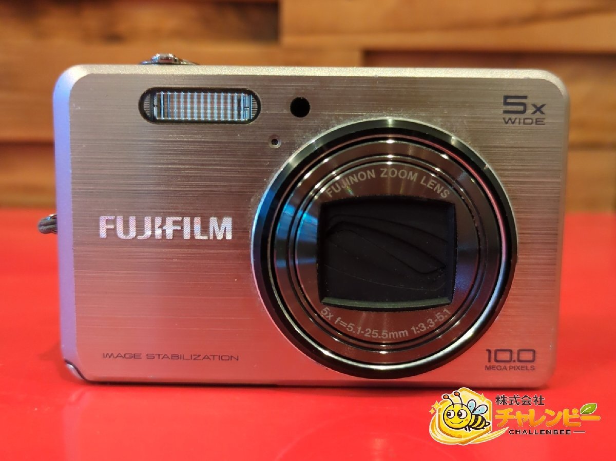 FUJIFILM　FinePix J250　広角28mm　光学5倍ズーム　大型3.0型液晶モニター　コンパクトデジタルカメラ　動作可
