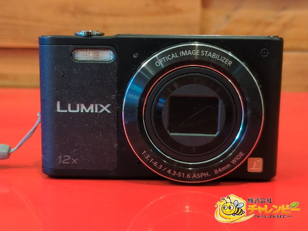 Panasonic　LUMIX　DMC-SZ10　ブラック　光学12倍ズーム　180度チルト式モニター　コンパクトデジタルカメラ　バッテリー付属　通電可