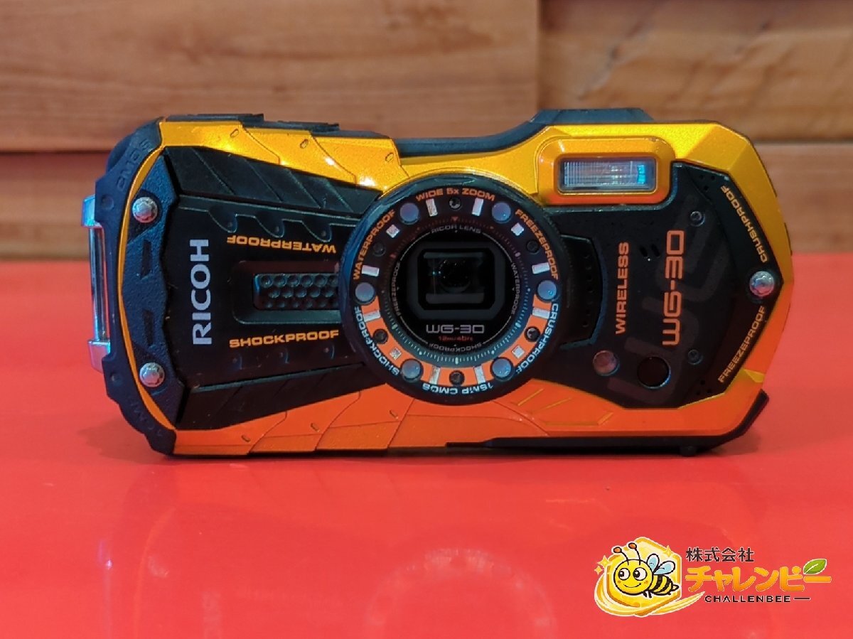 RICOH　リコー　WG-30　アウトドア　本格防水カメラ　コンパクトデジタルカメラ　現状品