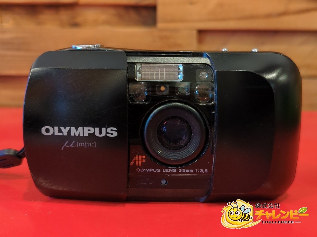 OLYMPUS　初代　μ mju　35mm 1:3.5　コンパクトフィルムカメラ　通電可