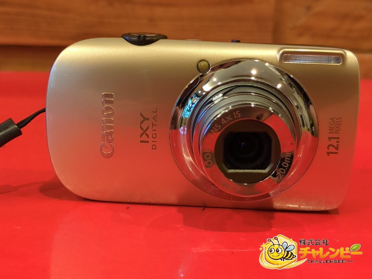 ジャンク　Canon　IXY DIGITAL 510 IS　5.0-20.0mm 1:2.8-5.8　コンパクトデジタルカメラ　バッテリー・充電器付属　通電可