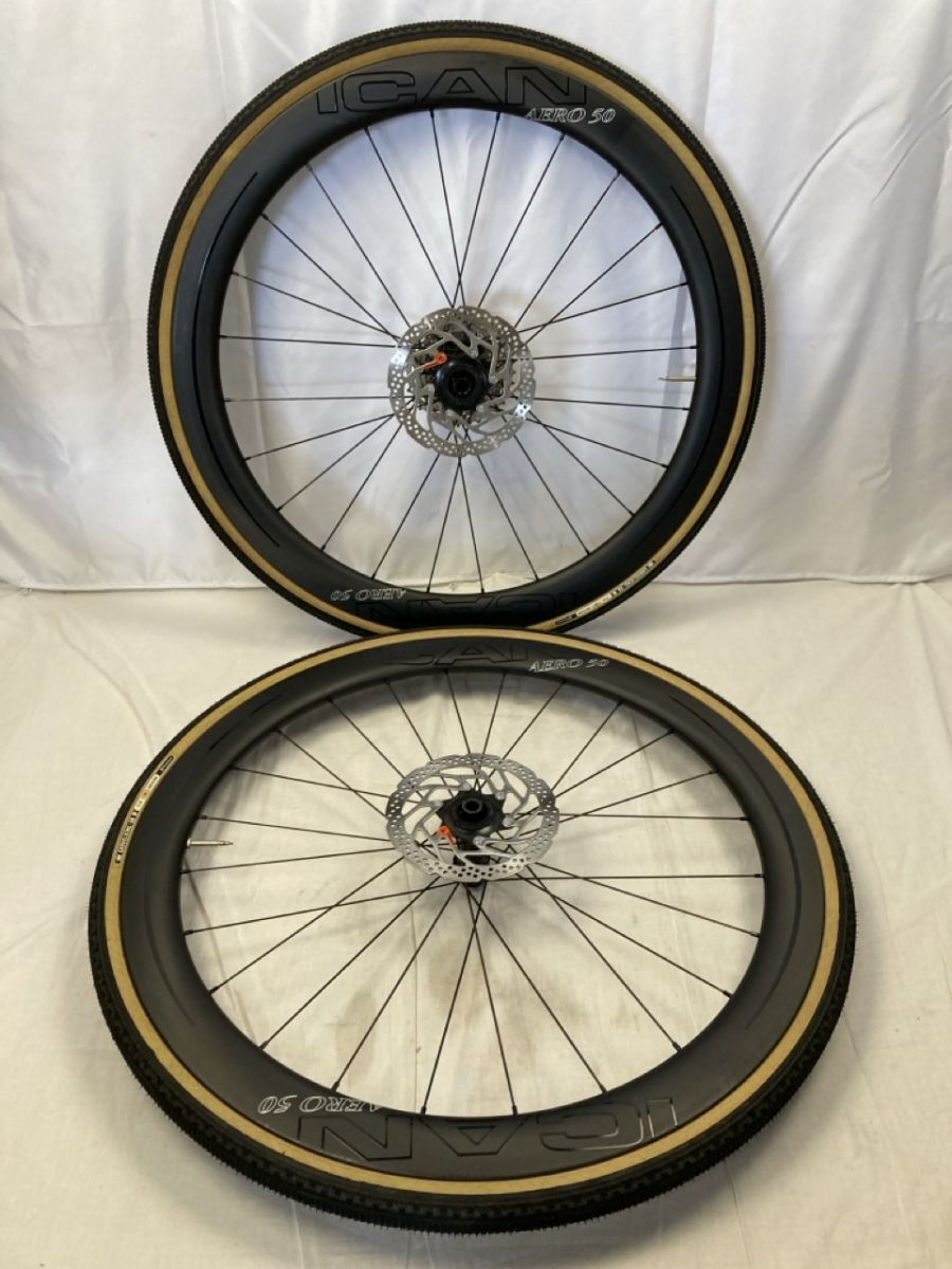 ・ICAN AERO50 700C カーボンホイールセット