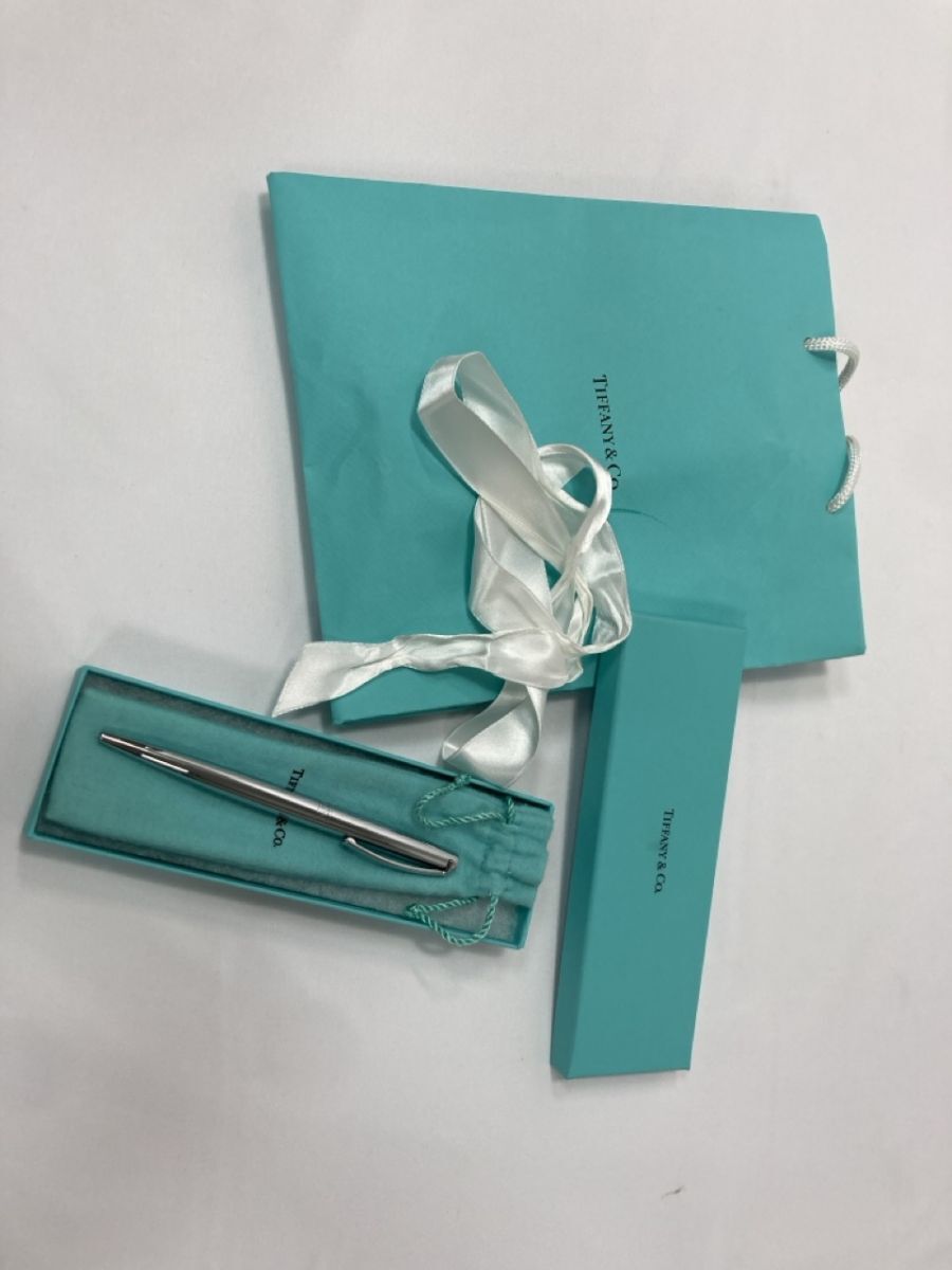 ・【美品】 TIFFANY ティファニー ボールペン ネーム入り