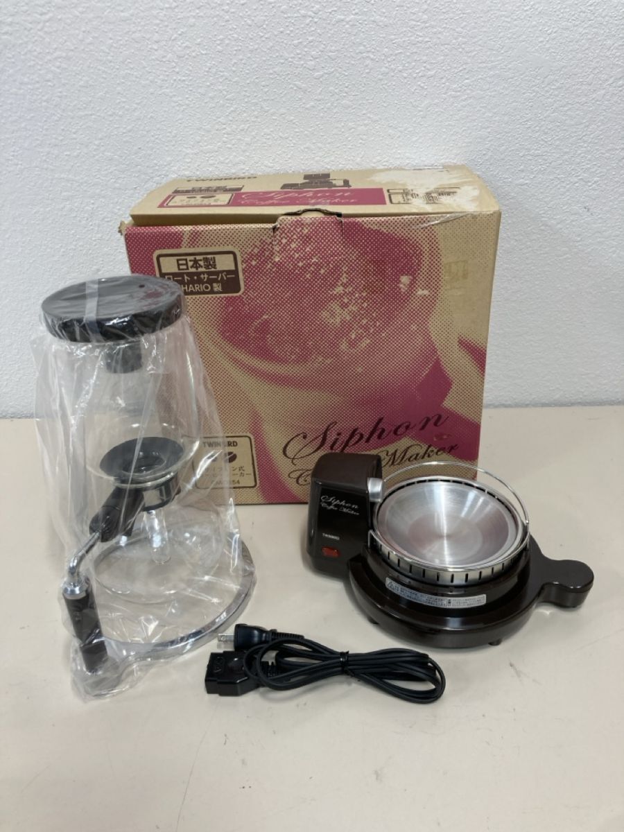 ・【未使用品】 TWINBIRD サイフォン式コーヒーメーカー CM-D854