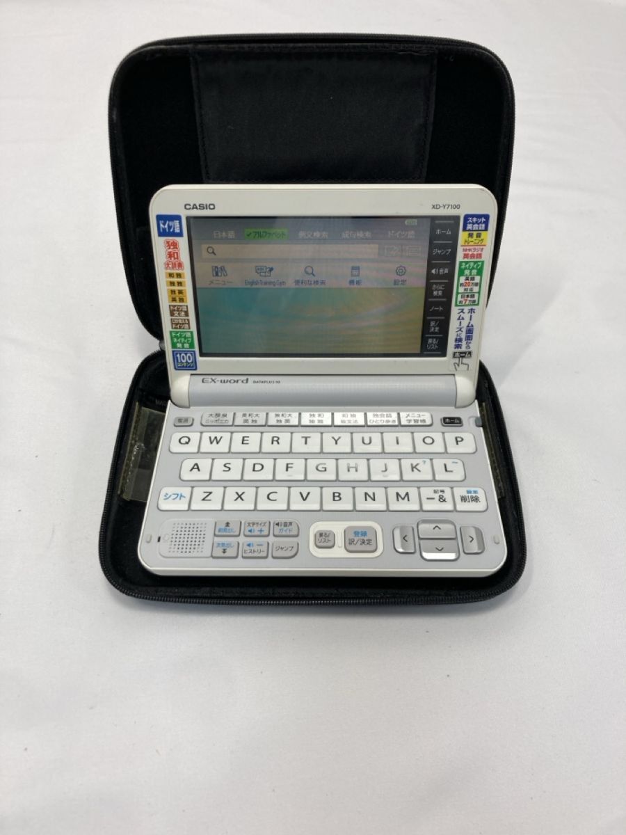 ・CASIO カシオ EX-word XD-Y7100 ドイツ語10コンテンツ 電子辞書