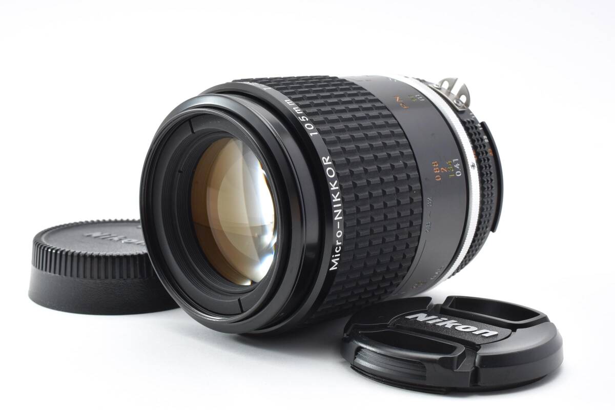 【新品級】ニコン Nikon Ai-S Micro-Nikkor 105mm F2.8 銘玉 単焦点マクロレンズ★ ＃K2429b