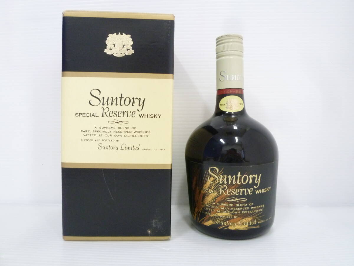 77526◆古酒/未開栓 Suntory/サントリー スペシャルリザーブ ウイスキー 70周年記念 稲穂 43% 760ml 元箱有 SPECIAL Reserve WHISKY◆