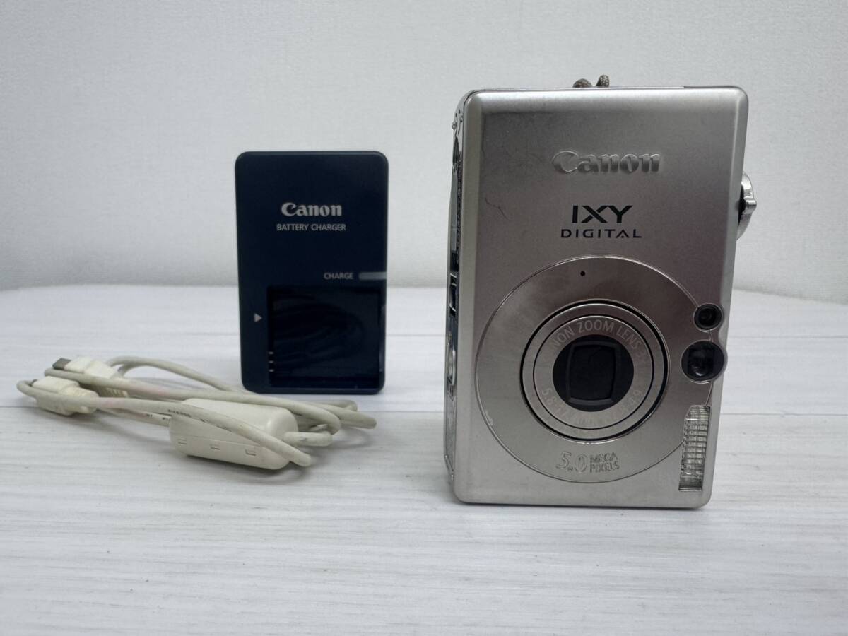 Canon キヤノン IXY DIGITAL 60 シルバー コンパクトデジタルカメラ デジカメ　コンデジ
