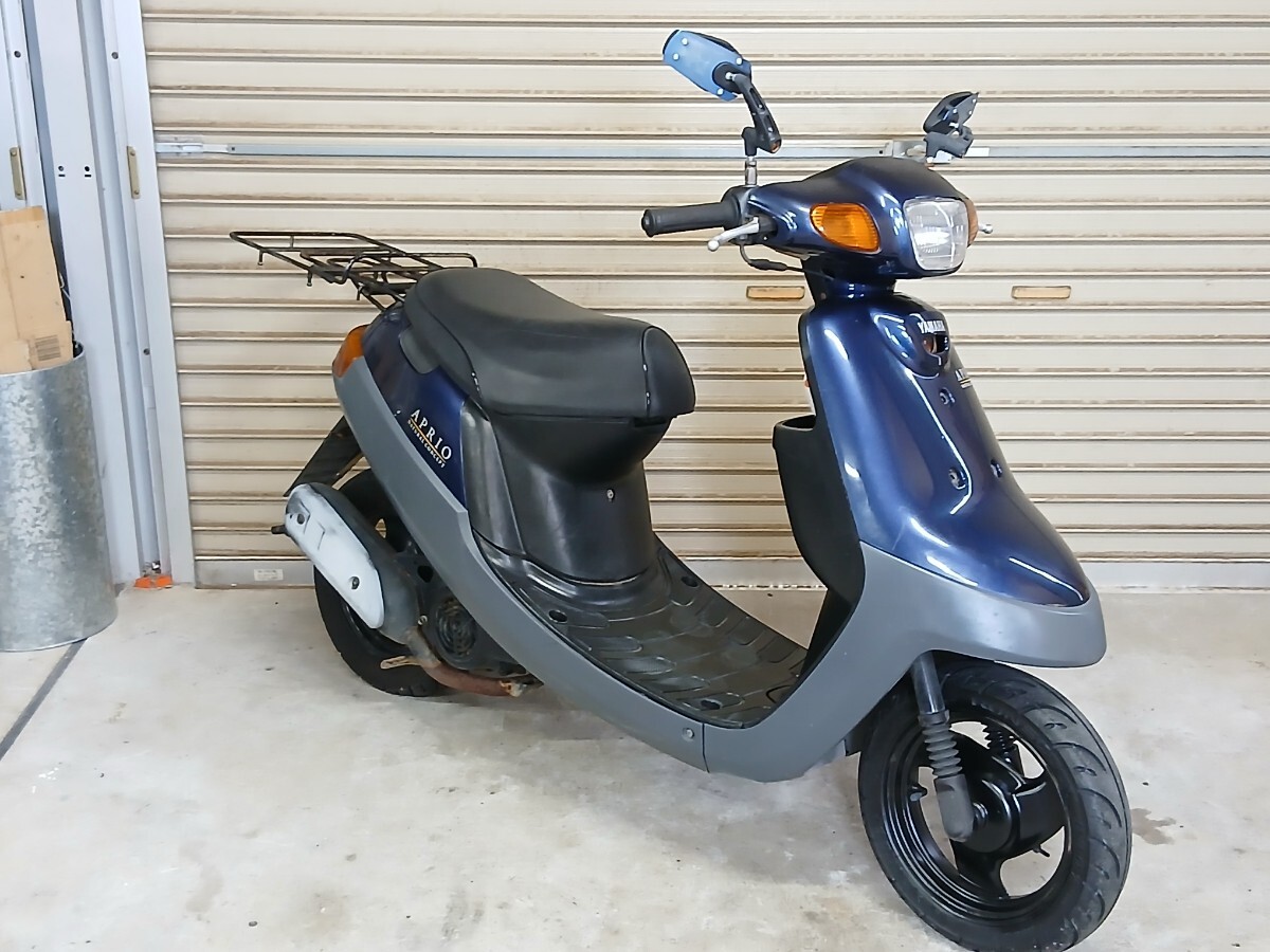 古河市発 ヤマハ ジョグ アプリオ 4JP 実働車 書類カギOK JOG 2スト 3YK 3KJ Z ZR ディオ DIO ZX アクシス 原付 スクーター 50 80 90