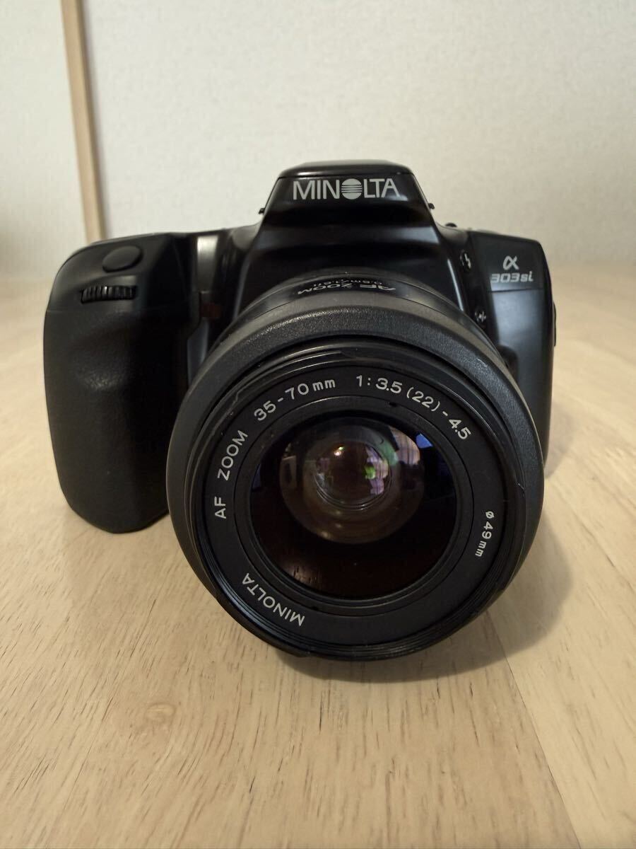 Minolta α 303si フィルムカメラ　レンズ付き