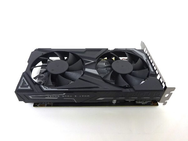 1円スタート 玄人志向 グラフィックボード NVIDIA GeForce GTX1650搭載 GDDR6 4GB デュアルファンモデル GF-GTX1650D6-E4GB 黒 A14400/BP