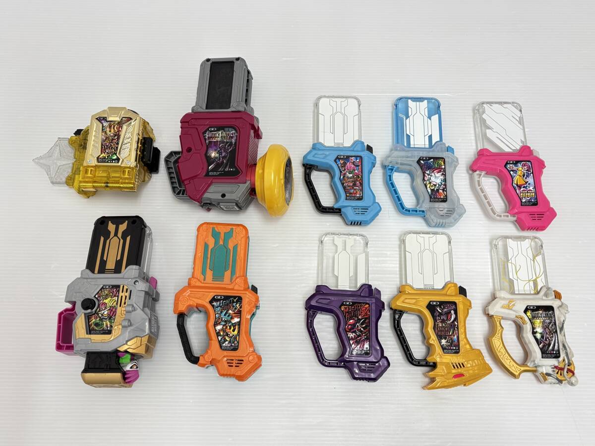 om29) 仮面ライダーエグゼイド DXガシャット まとめ ハイパームテキ マキシマムマイティX 等 10個