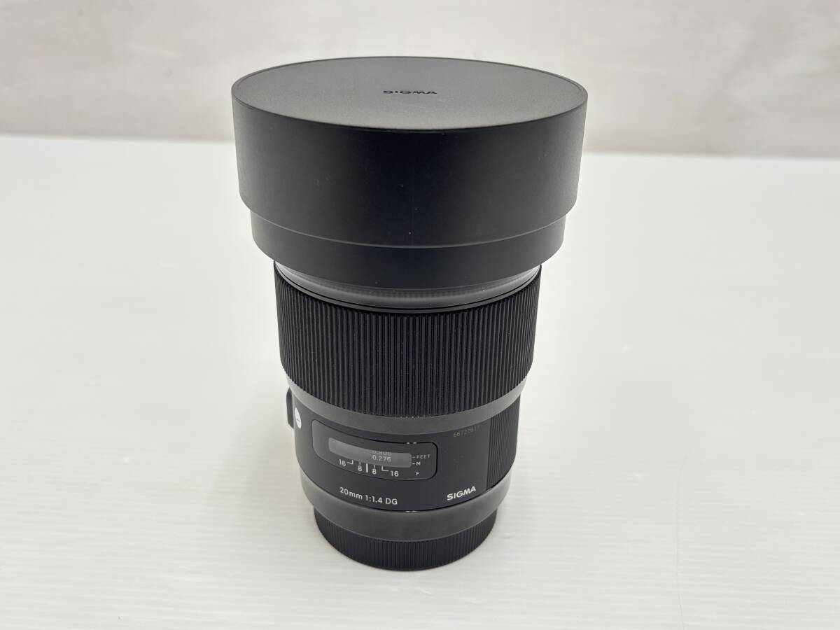 kd45) ジャンク SIGMA シグマ 20mm F1.4 DG 単焦点広角レンズ