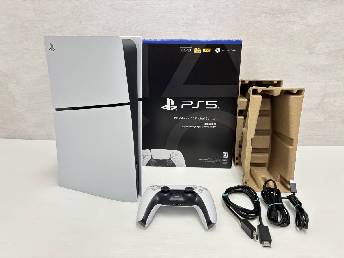 ga26)SONY playstation5 PS5 デジタル・エディション CFI-2200B01 825GB 日本語専用