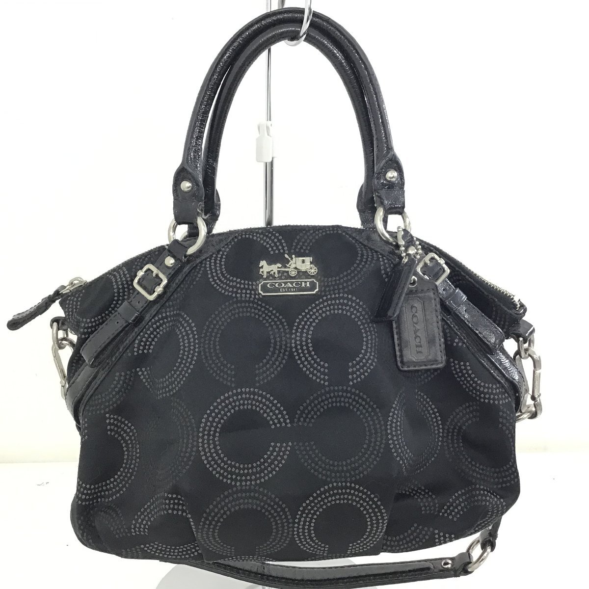 COACH　コーチ　ハンド　ショルダーバッグ　レディース【同梱不可/売り切り/フルスミ08-03】