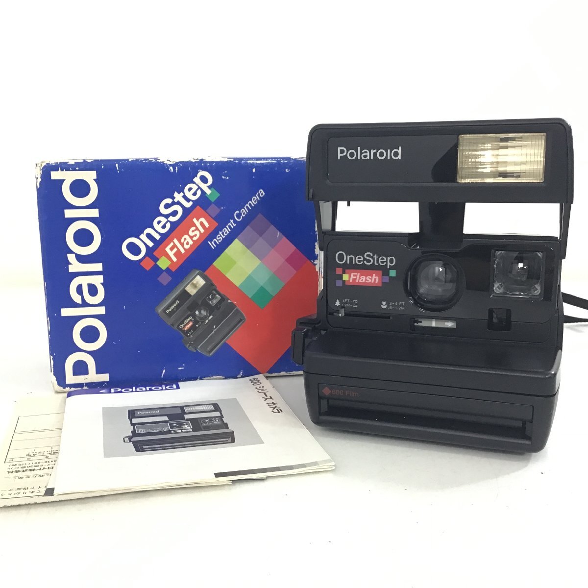 POLAROID　ポラロイド　One Step Flash 600 Film　カメラ　レンズ　現状品【同梱不可/売り切り/モミタニ08-04】