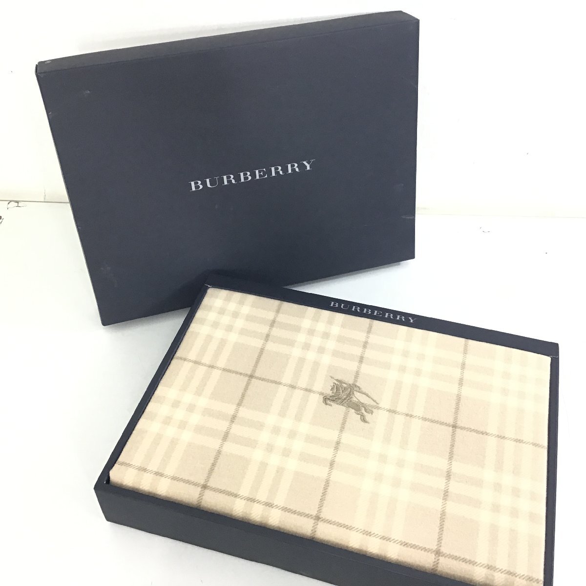 ★1円スタート★　BURBERRY　バーバリー　ソフトコットンシーツ　未使用品【同梱不可/売り切り/08-11】