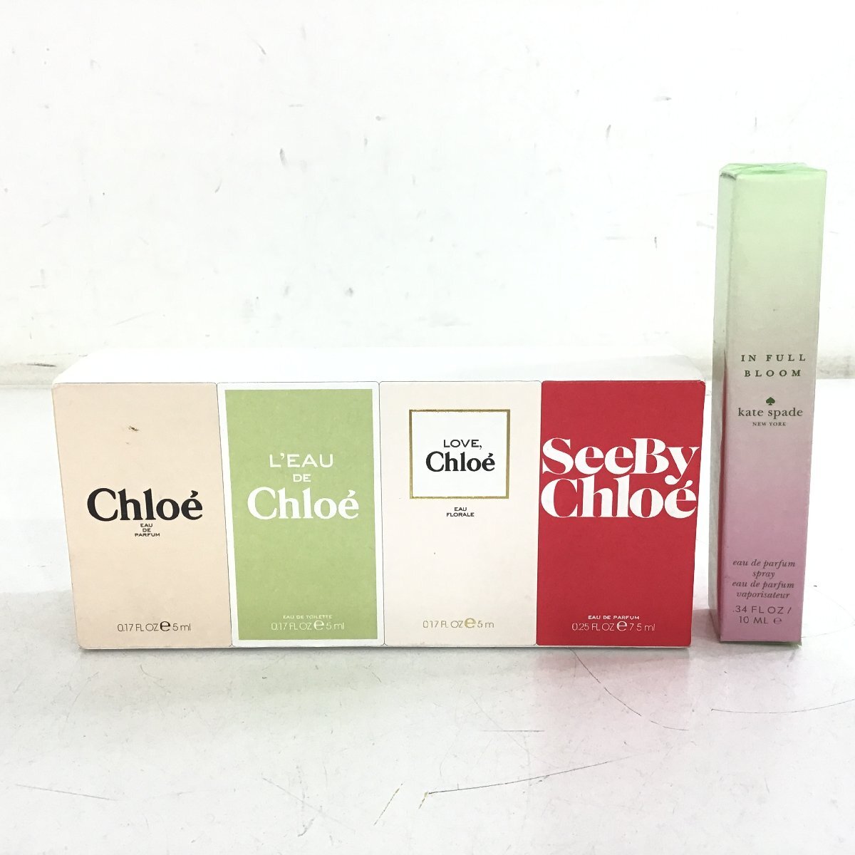 Chloe　Kate Spade　香水セット　レディース【同梱不可/売り切り/サカモト08-05】
