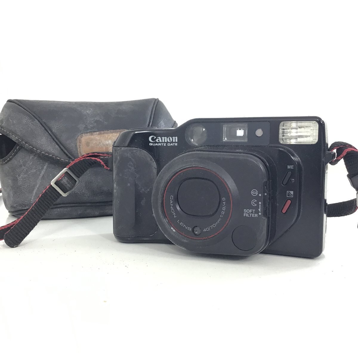 Canon　キャノン　Autoboy TELE QUARTZ DATE　カメラ　現状品【同梱不可/売り切り/ナカオ08-30】