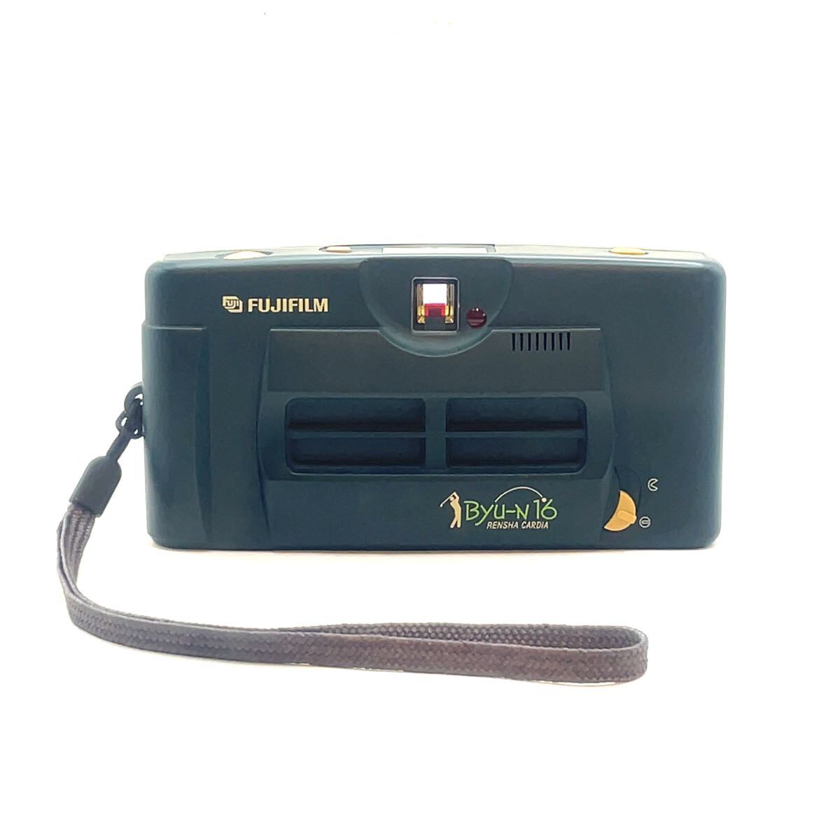 【美品・レア】FUJIFILM（富士フィルム） Byu-N16 RENSHA CARDIA 連写カルディア ビューン コンパクトフィルムカメラ 【1円～】