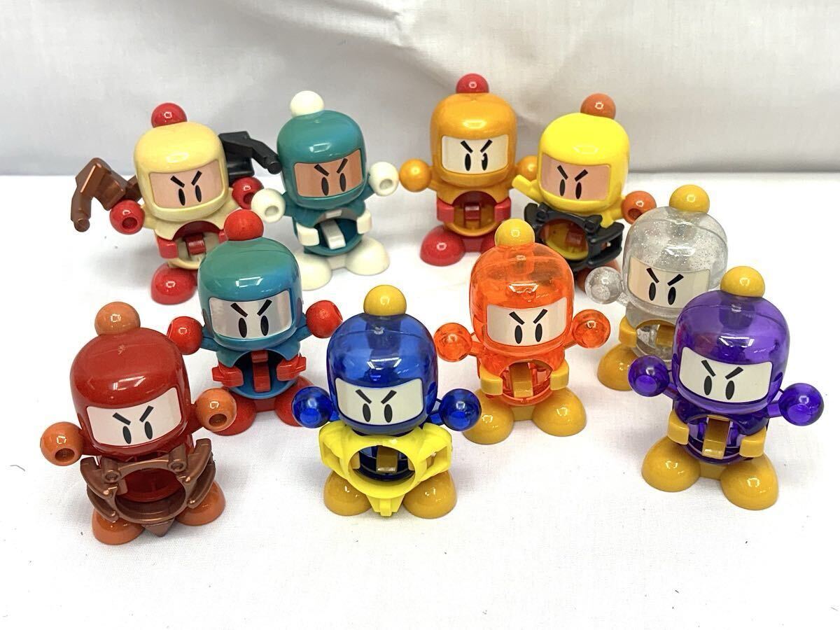 1円〜 タカラ ビーダマン 玩具 ボンバーマン 10点 まとめて 検索) TAKARA 当時物 ホビー プラモデル 人形 クリアカラー 透明 キャラクター