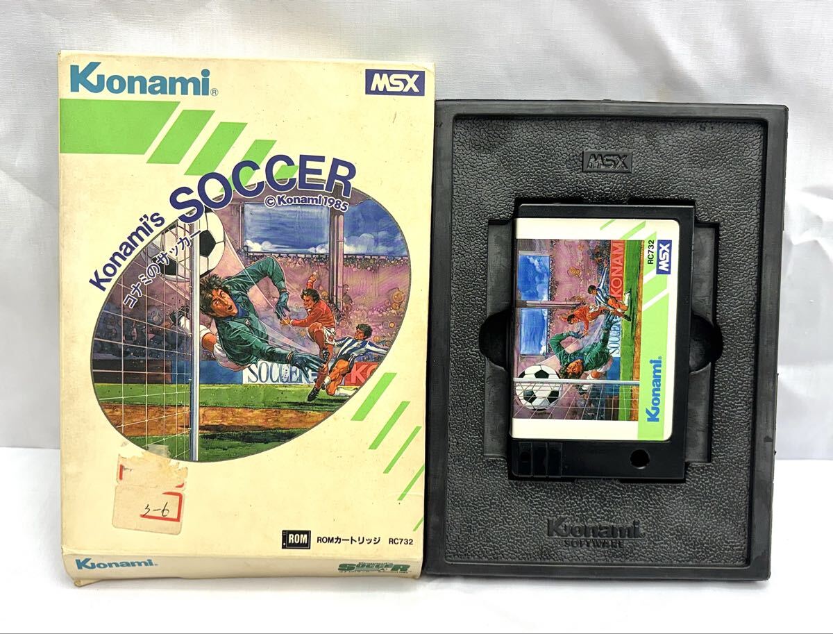 1円〜 MSX コナミのサッカー ROMカートリッジ ゲームソフト コンピュータ PCゲーム レトロゲーム 当時物 KONAMI SOCCER 箱付 まとめて