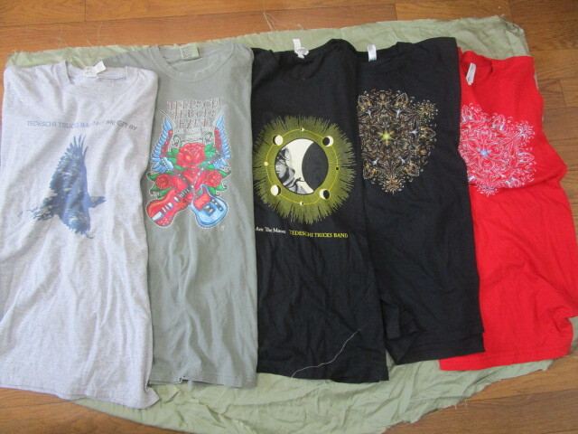 Tシャツ ツアーTシャツ 5枚 バンドＴシャツ Ｌサイズ TEDESCHI TRUCKS BAND テデスキ・トラックス・バンド 古着