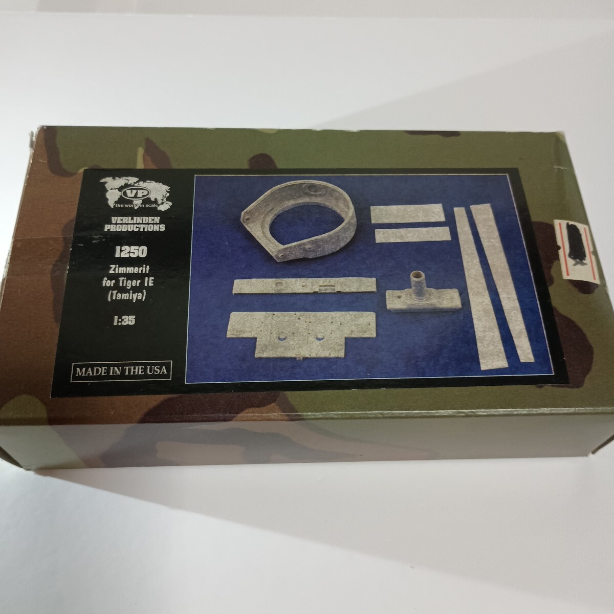 Verlinden 1/35 Zimmerit for Tiger IE (Tamiya) 1250 レジンキット