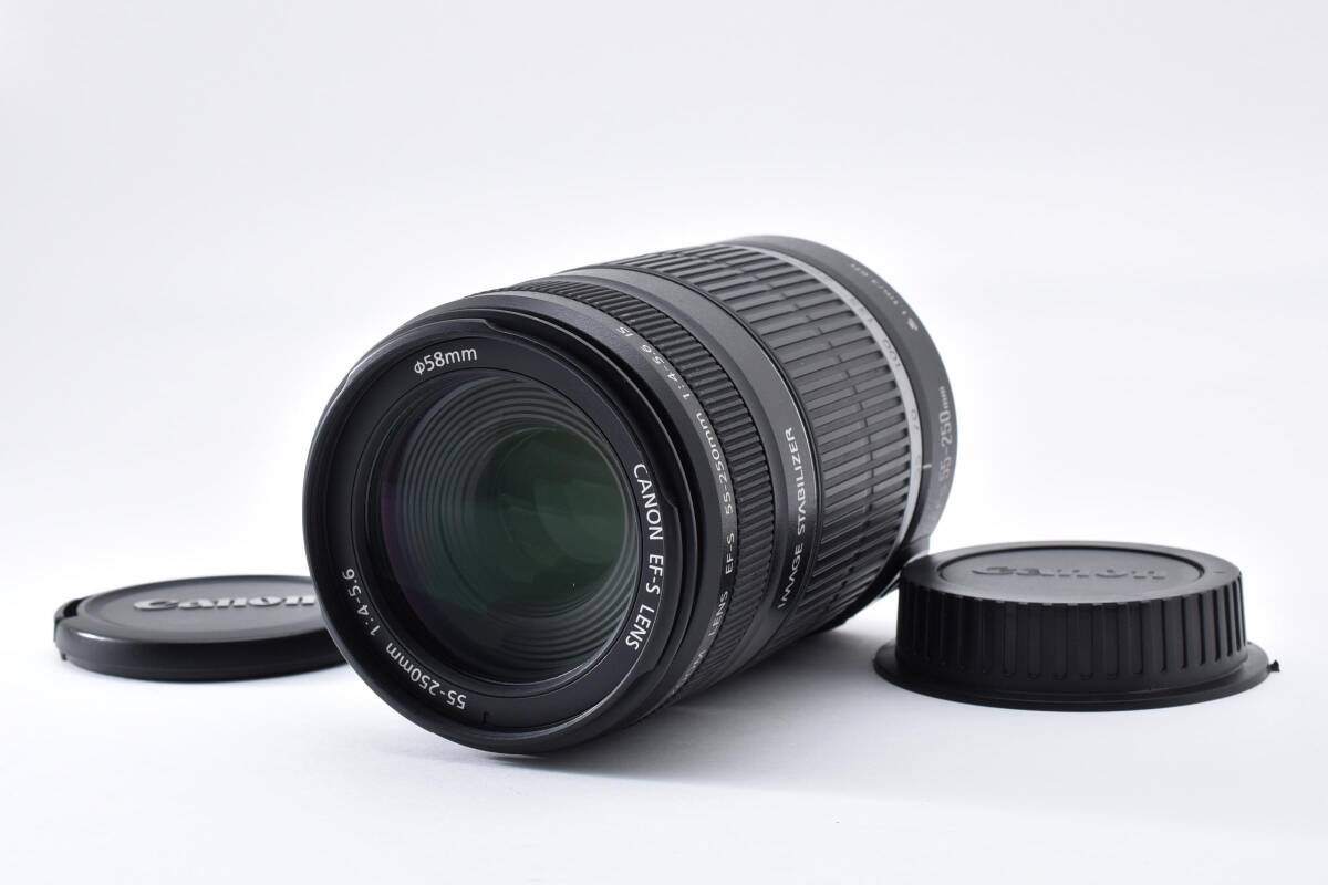 ★使いやすい軽量望遠レンズ★ Canon キャノン EF-S 55-250 F4-5.6 IS #3417