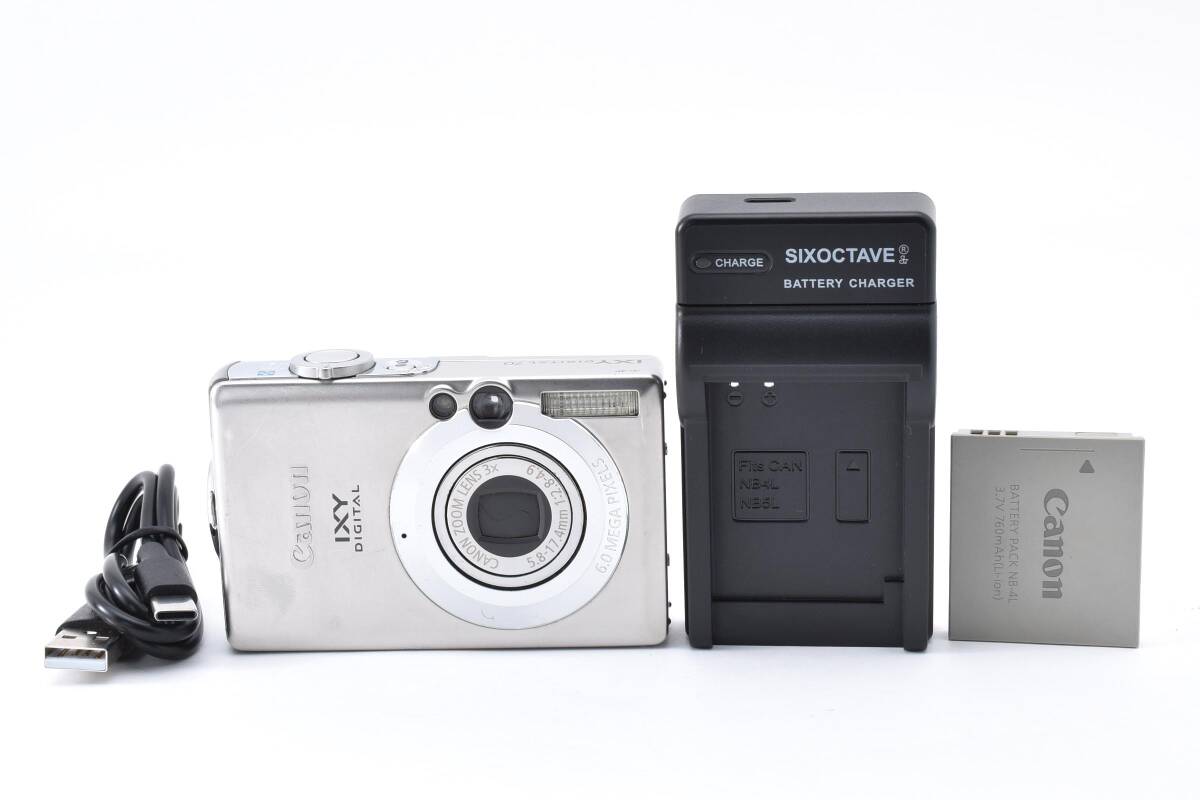 ★コンパクトで使いやすい人気のオールドデジタルカメラ★ Canon IXY DIGITAL 70 #0537