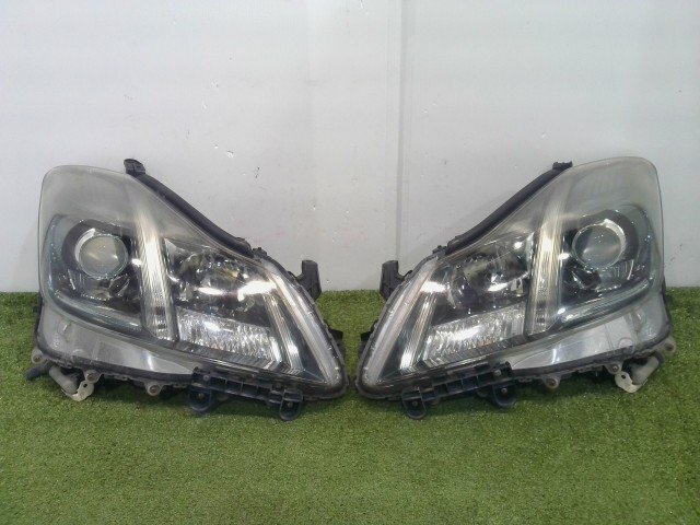 ★ジャンク トヨタ純正 200系 クラウン アスリート 後期 GRS200 GRS204 HID キセノン ヘッドライト 左右 AFS付 STANLEY 30-341 補修ベース