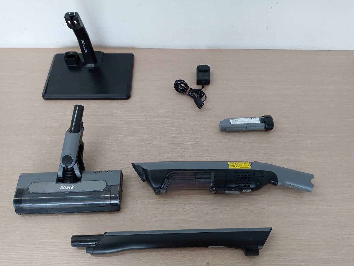 【BE-7011】Ｓhark　シャーク　CS100JGR　EVOPOWER SYSTEM STD　コードレススティッククリーナー　掃除機　通電確認済　簡易清掃済