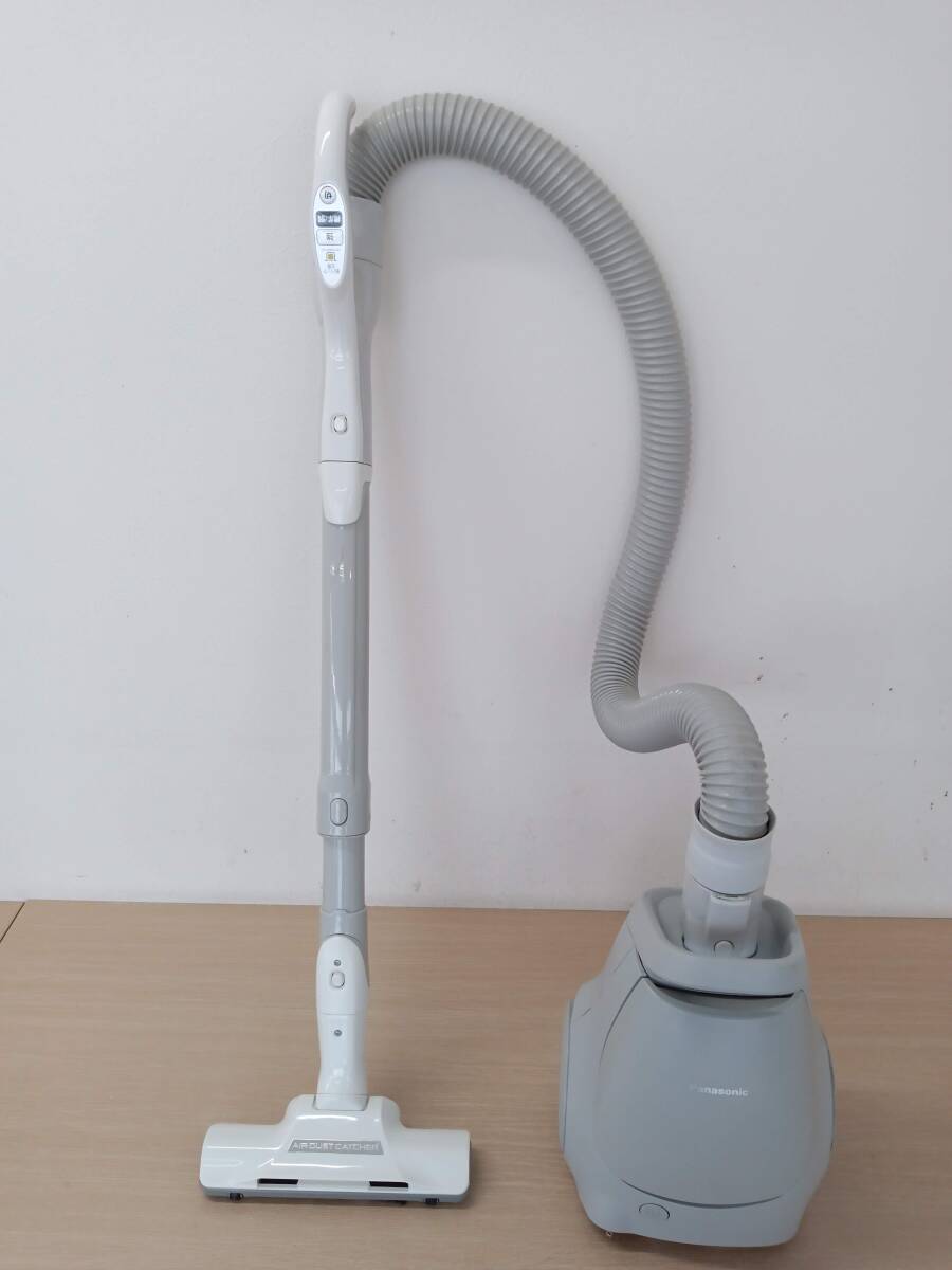 【BE-7095】Panasonic　パナソニック　MC-PJ23A-H　2024年製　紙パック式　キャニスター　クリーナー　掃除機　通電確認済　簡易清掃済