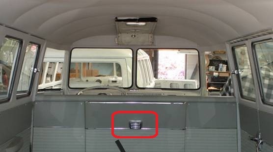 【超希少・純正品】空冷VW アーリーバス 純正アッシュトレイ（灰皿）品番：221857403A　①