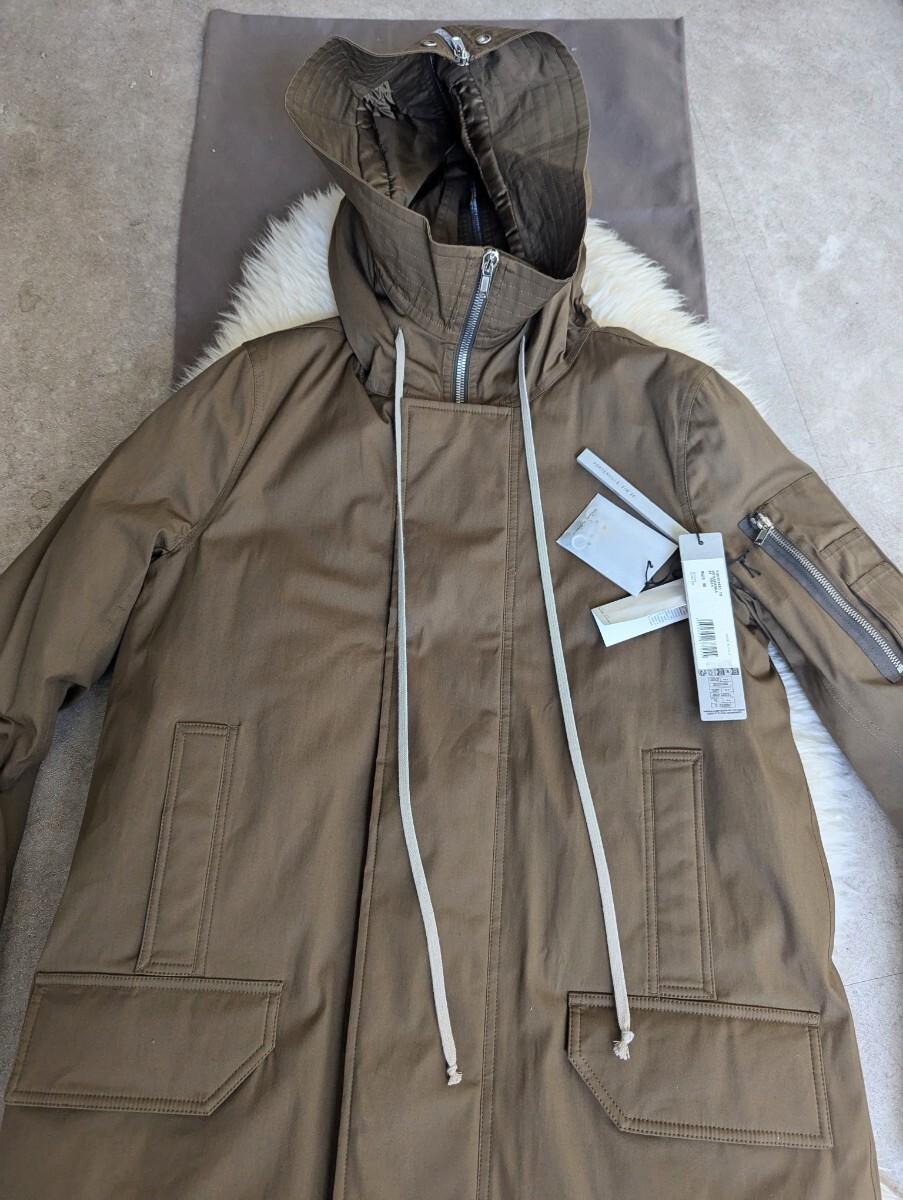 価格交渉可　新品　F/W24　PORTERVILLE　リックオウエンス　メガパーカ　50　XL　L　モッズコート　フライトジャケット　ボンバー　ダウン