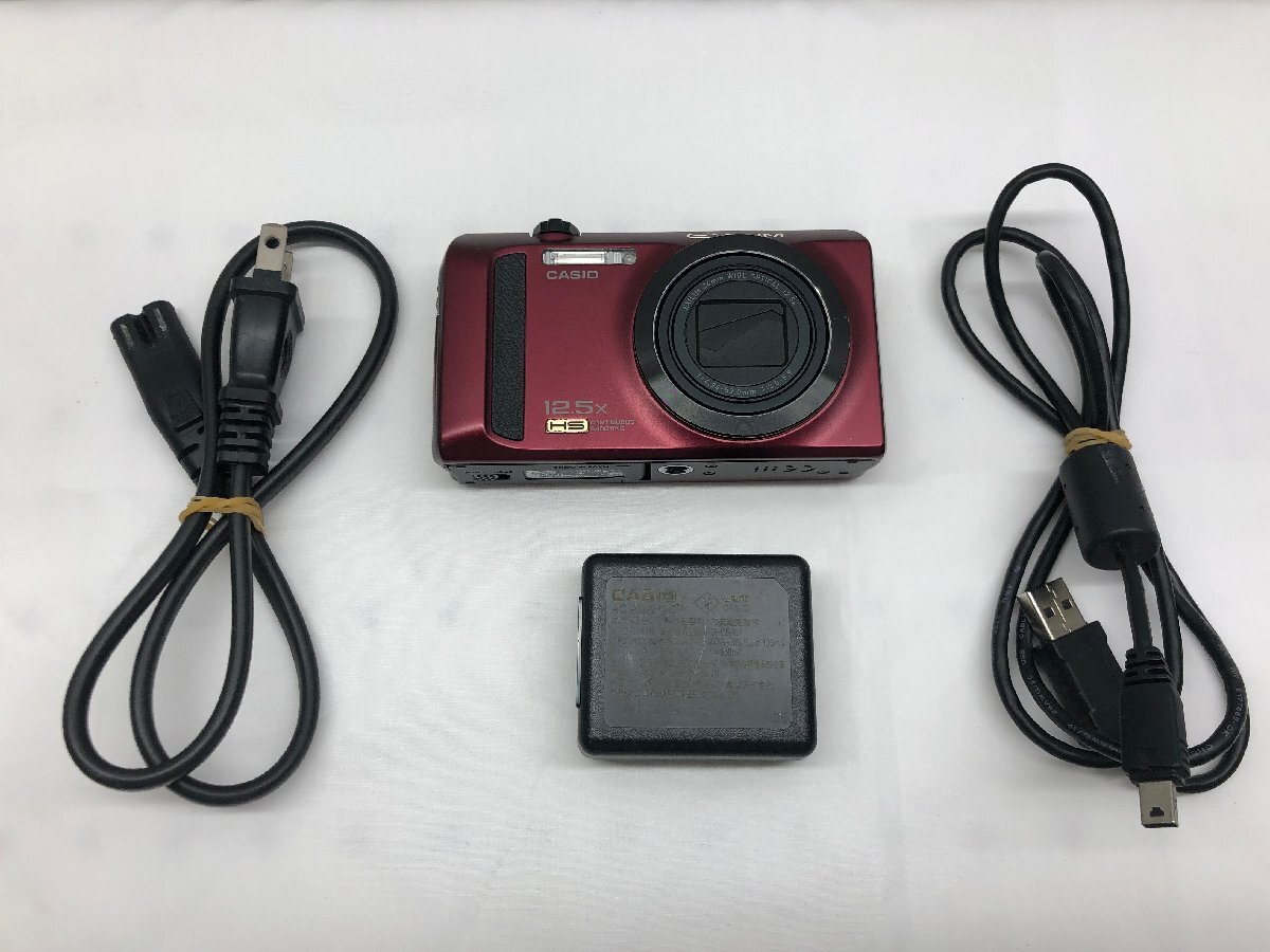 【シャッター切れOK】CASIO カシオ EXILIM EX-ZR300 レッド コンパクトデジタルカメラ レンズ内異物