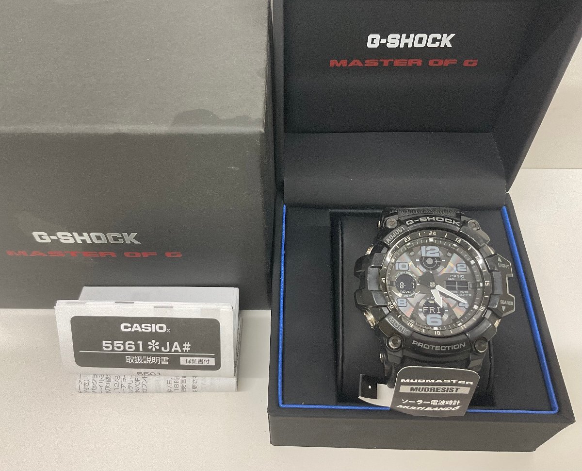 ★【現状品】CASIO カシオ G-SHOCK　MASTER OF G GWG-100 5561 腕時計 電波ソーラー Gショック 稼働 箱