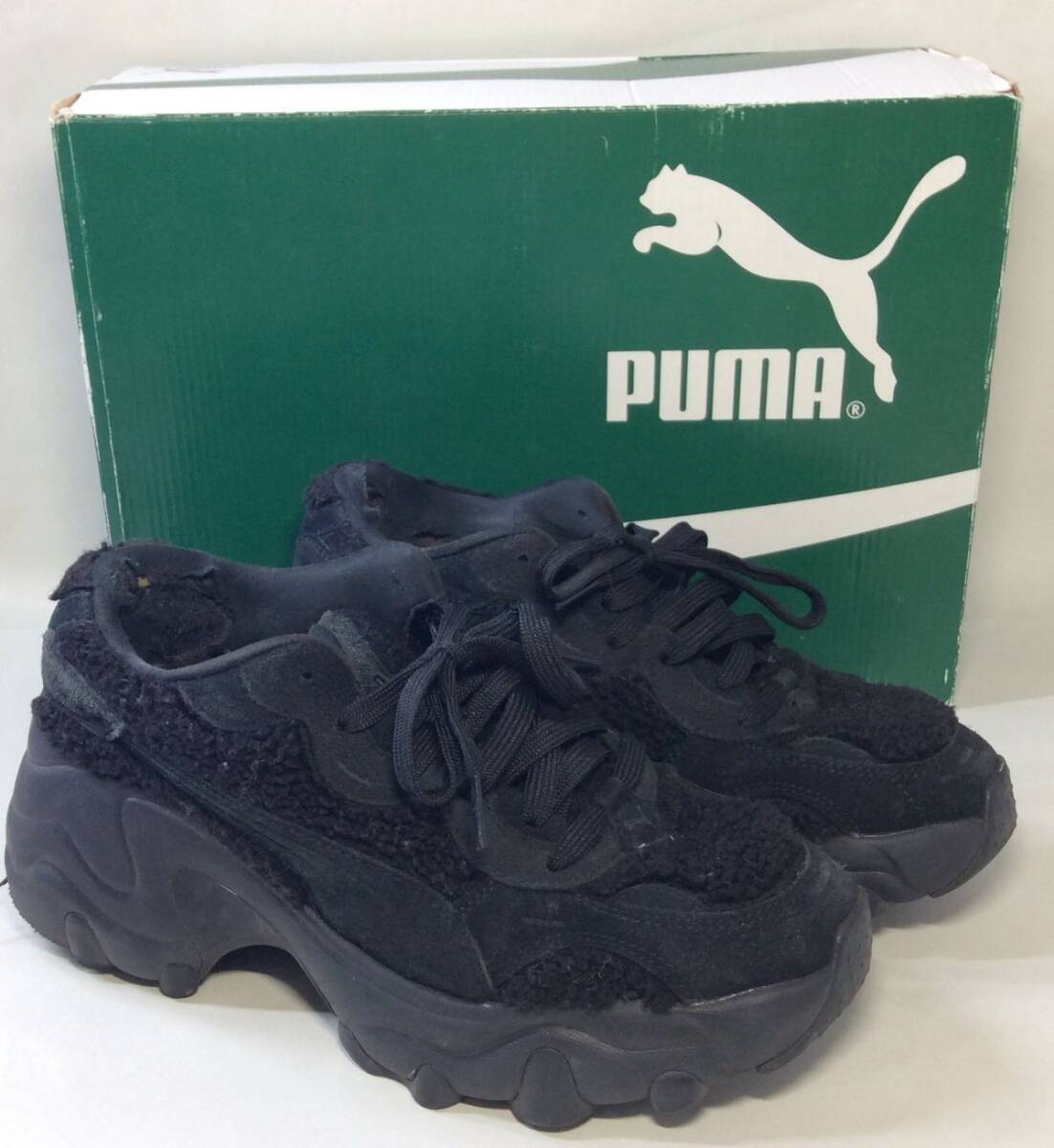 【中古品】PUMA × ATMOS PINK PULSAR WEDGE BOA WNS プーマ 24.5cm ジャンク