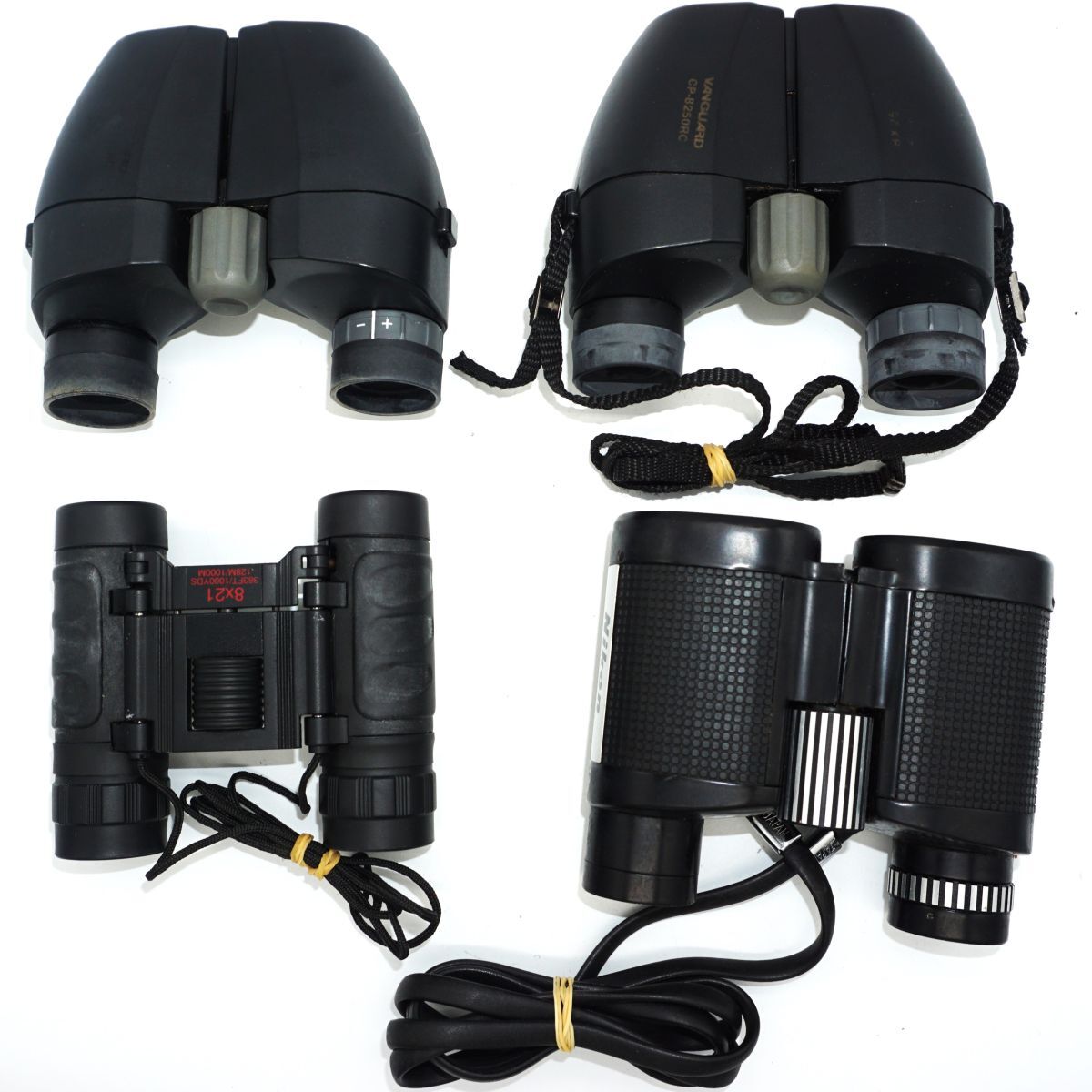 【未点検・未清掃】双眼鏡 VANGUARD / Nikon / メーカー不明 中古品 ヴァンガード ニコン 【4台セット】