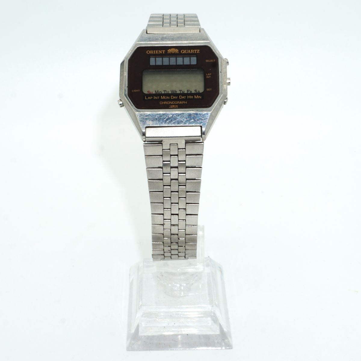 【未点検・未清掃】ORIENT G611105-40 オリエント デジタル クォーツ クロノグラフ メンズ
