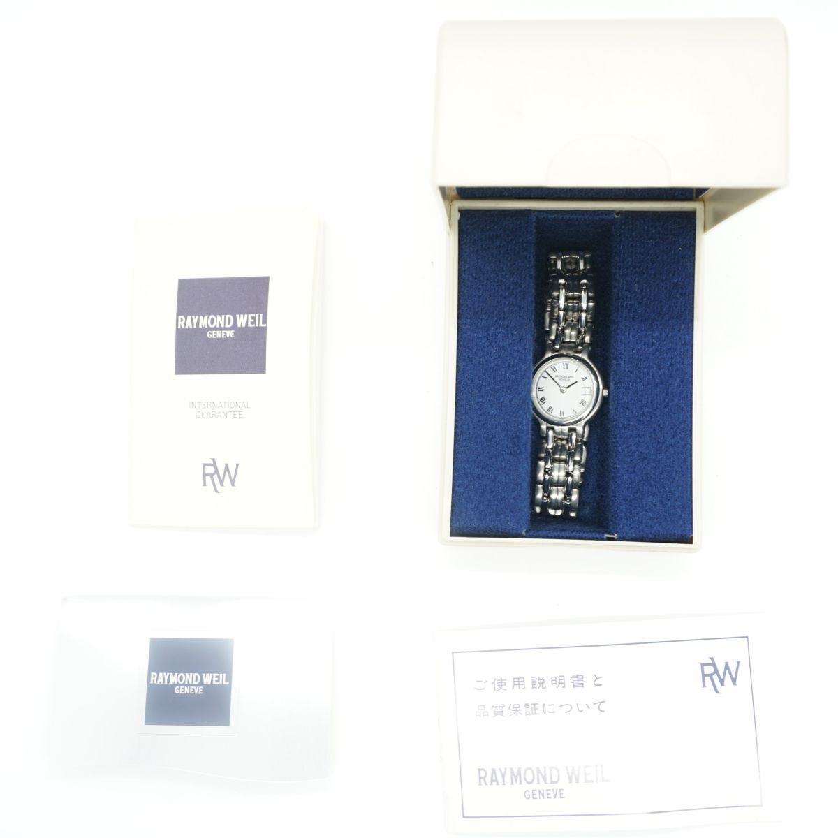 【未点検・未清掃】RAYMOND WELL GENEVE 9948 レイモンドウェル レディース腕時計 ラウンド