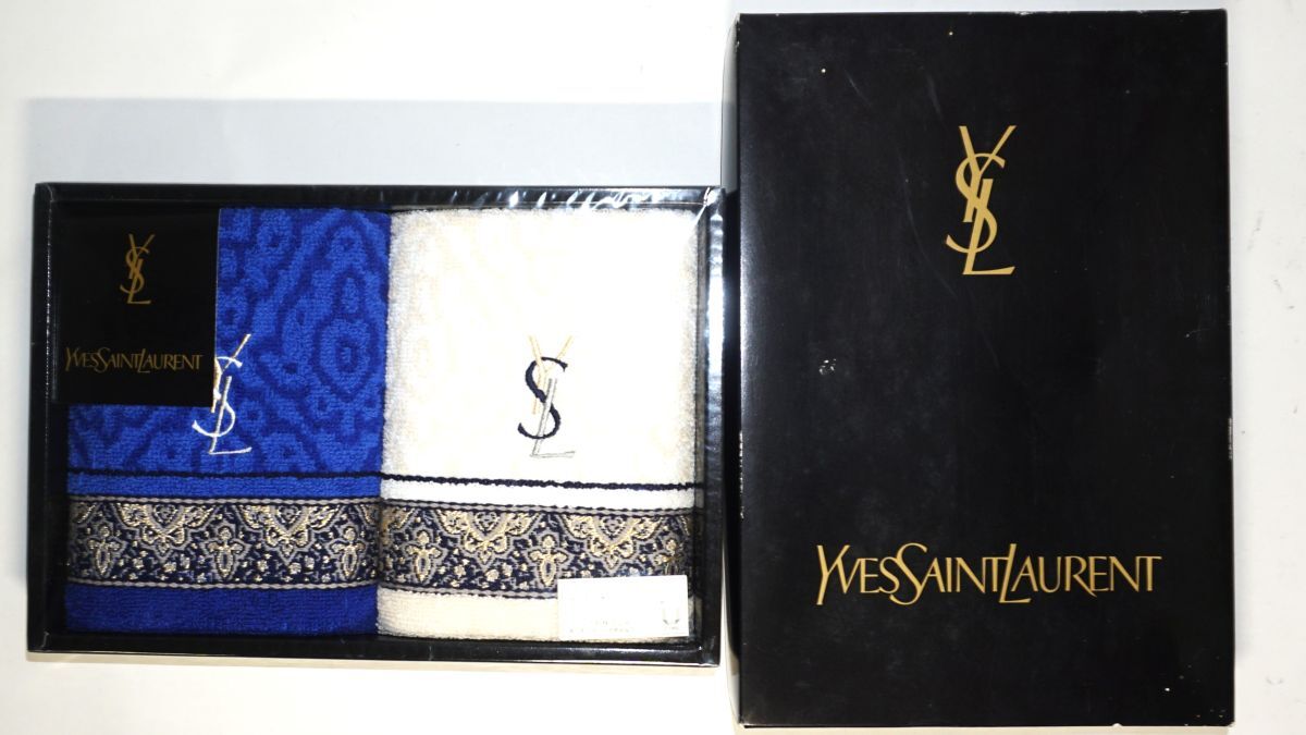【新古品】Yves Saint Laurent ゲストタオル 未開封 未使用品 【2枚セット】