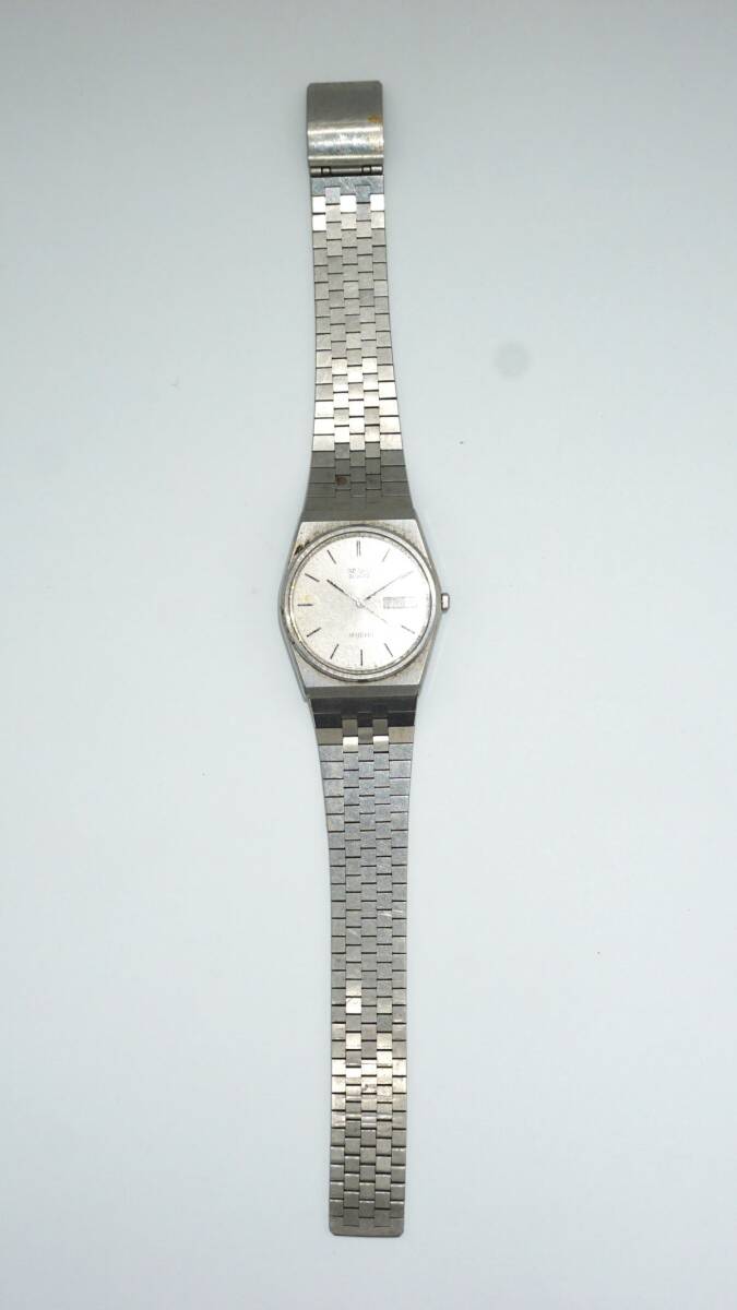 【未点検・未清掃】SEIKO MAJESTA 9063-6000 セイコー マジェスタ クォーツ デイデイト シルバー メンズ ヴィンテージ 腕時計 バックル破損