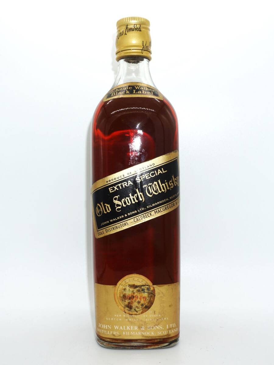 【未点検・未清掃】】Johnnie Walker EXTRA SPECIAL Old Scotch Whisky ジョニーウォーカー エクストラ スペシャル 金 キャップ 約1252g
