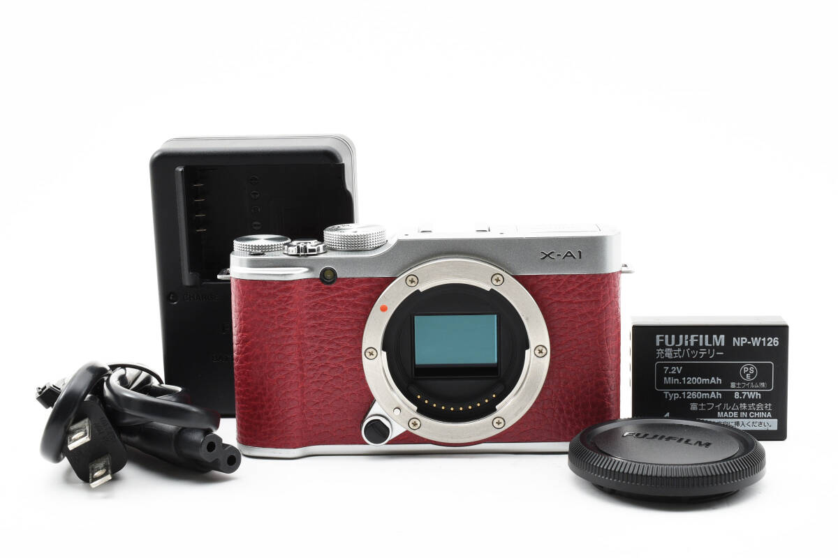 FUJIFILM X-A1 ミラーレス デジタルカメラ ボディ レッド #2139