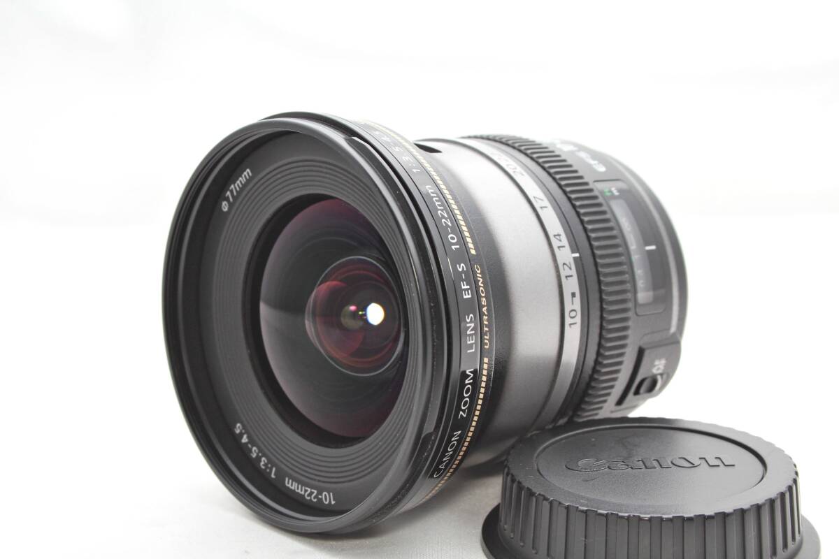 ★【動作〇 極上美品 おすすめ】 Canon EF-S10-22mm F3.5-4.5 USM ★ 超広角 スムーズ＆静粛 高速なAF フルタイムマニュアルフォーカス搭載